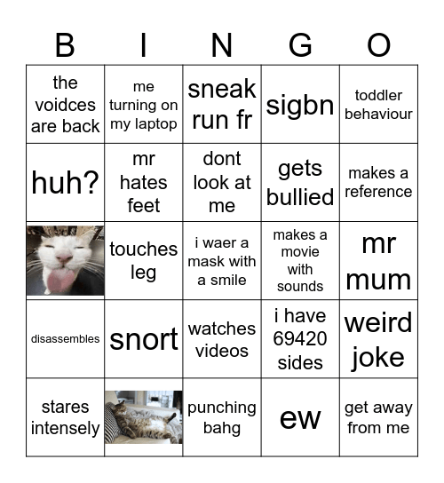 green gremlin baby Bingo Card