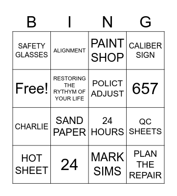 TEAM CAVY TRIVIA Bingo Card