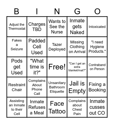 CO Bingo Card