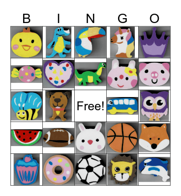 BINGO BONGO Bingo Card