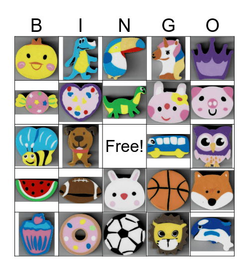 BINGO BONGO Bingo Card