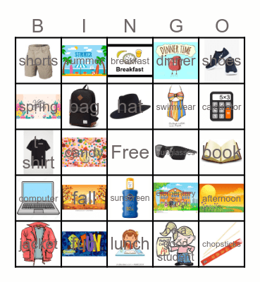June week 1 Bingo Card