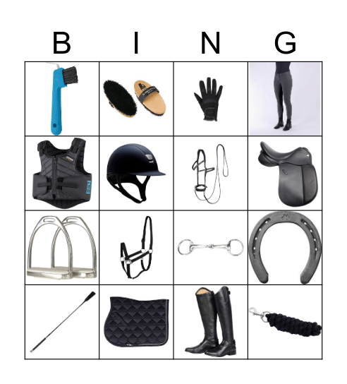 Paarden Bingo Card