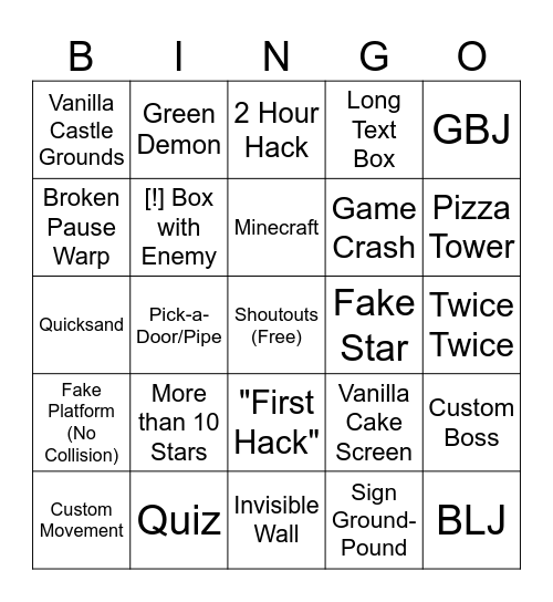 SimpleFlips Troll 2023 Stream #2 Bingo Card