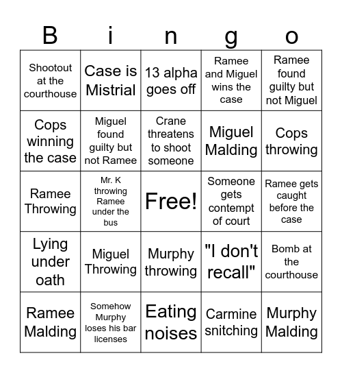 o7 Ramee and Miguel (RIPBOZOS) Bingo Card