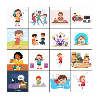 What are you doing? Bingo Card