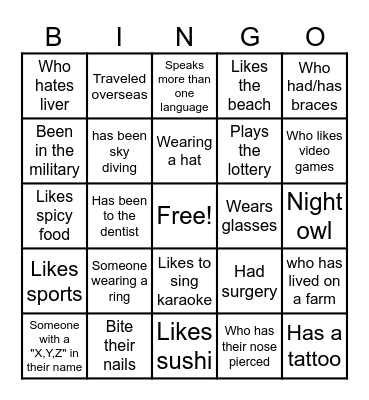 Family Reunion: Hutton.Windom.Grissom Bingo Card