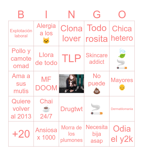 Silverkals Bingo Card
