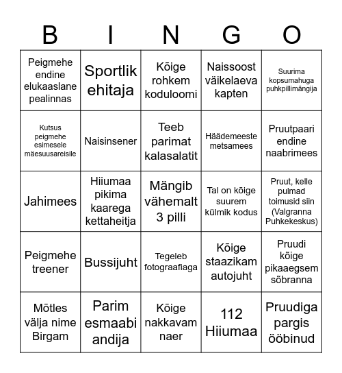 M&B Pulmabingo Card