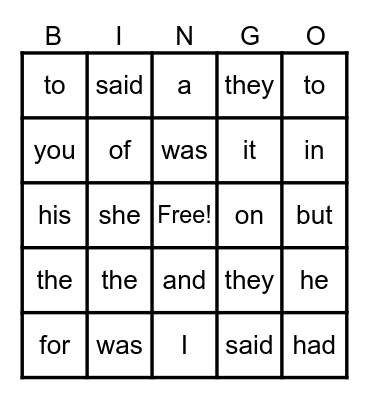 Baseball BINGO Card