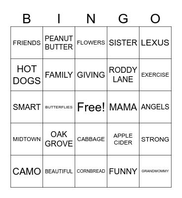 HAPPY 80TH BIRTHDAY MARGARET! Bingo Card