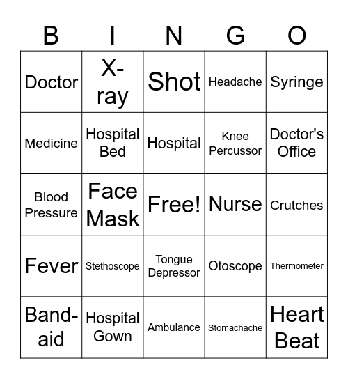 Doctor 2.0 Bingo Card