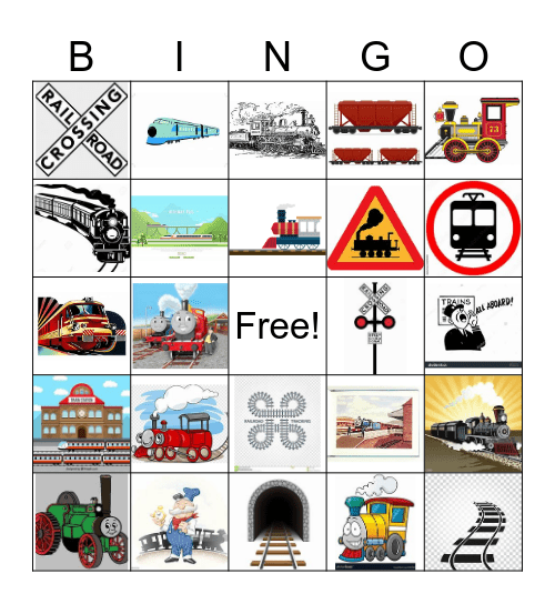 Train Bingo Card