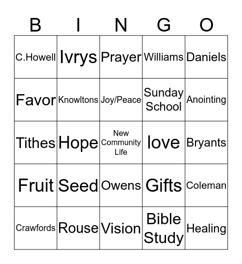 Celebrating Love !! Bingo Card