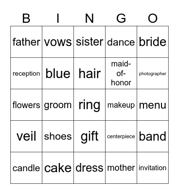 GINA SAYS Bingo Card
