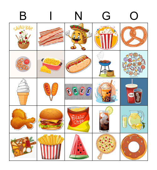 BBQ Bingo Card