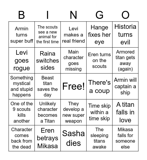 AOT_S4 Bingo Card