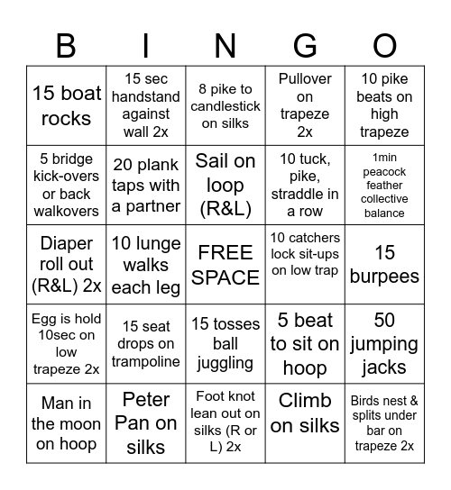 Review Bingo Card