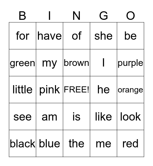 Valentine's Day Bingo! Bingo Card