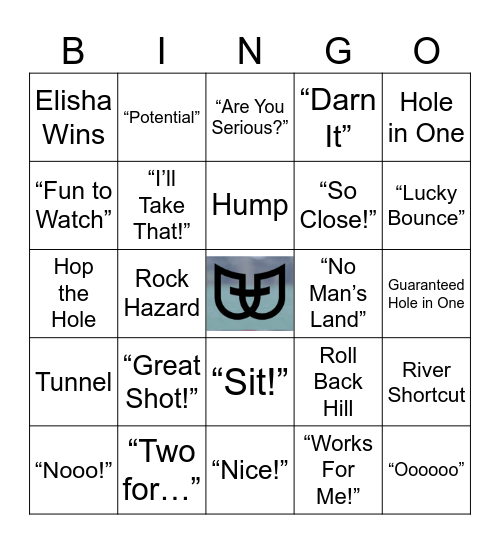 Mini Golf Bingo Card