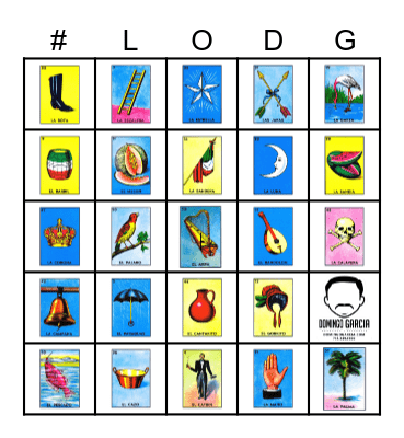 LODG LOTERIA Bingo Card