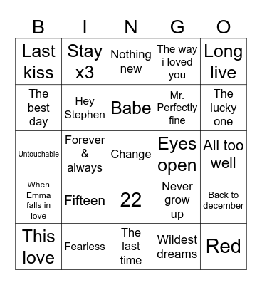 espero ganarr Bingo Card