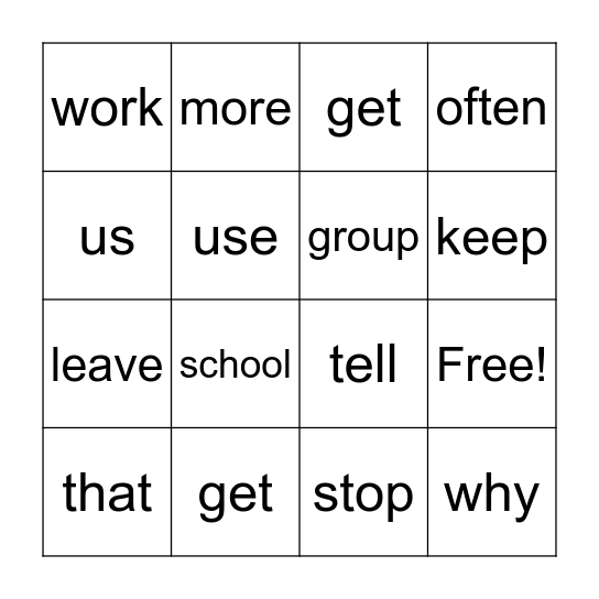 Living with Rules and Laws Bingo Card