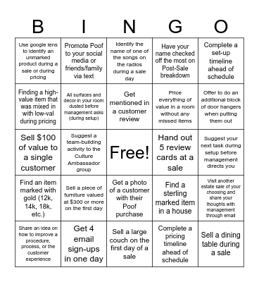 Poof! It's Bingo! Bingo Card