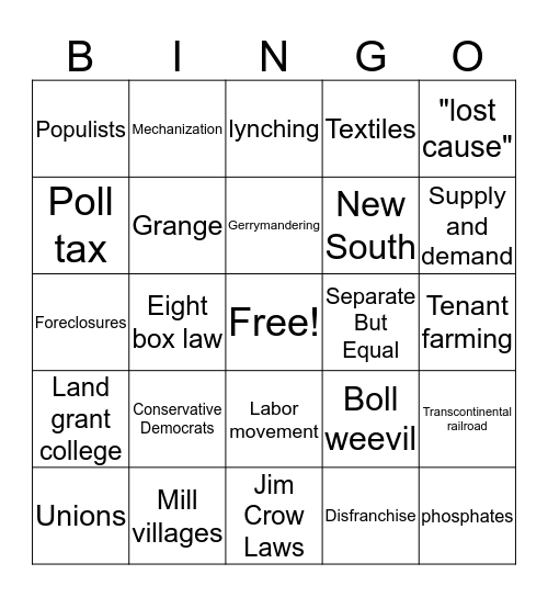 8-5.4 to 8-5.6 Review Bingo Card