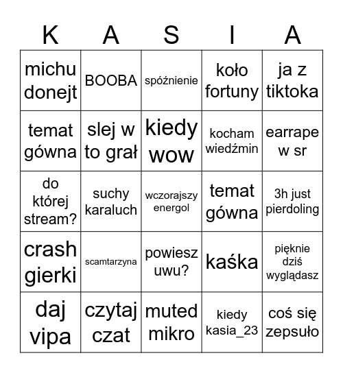 Kasia_22 Bingo Card