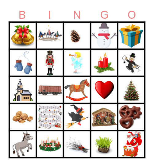 ZEITLINIE: WINTER Bingo Card