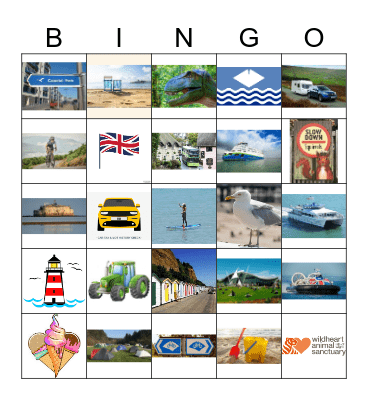 Bus Bingo Card