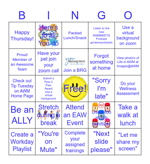 EMPLOYEE APPRECIATION BINGO 2023 Bingo Card