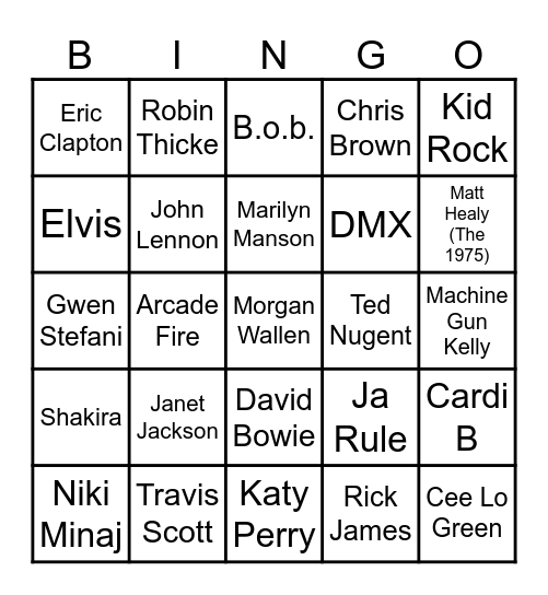 Degrees of Cancellation Bingo Card