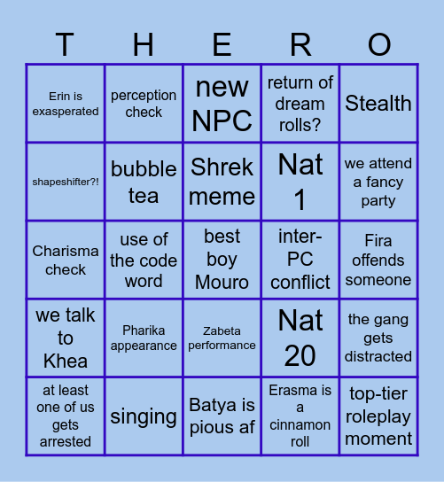 imagine *not* alienating everyone we meet Bingo Card