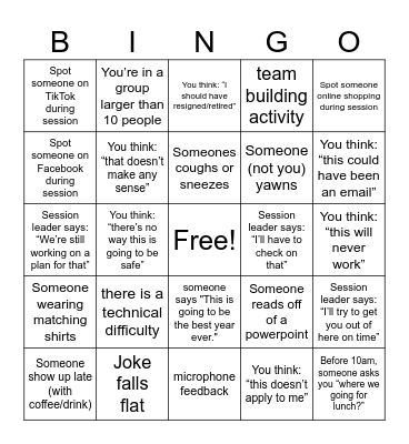 Back-to-School Teacher PD Bingo (COVID Edition) Bingo Card