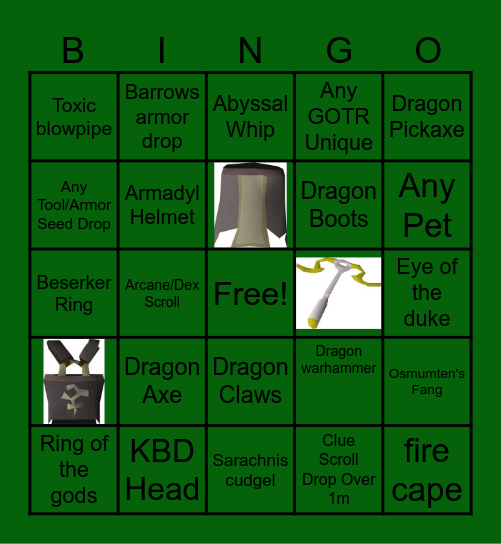 Los Monos Bingo Card
