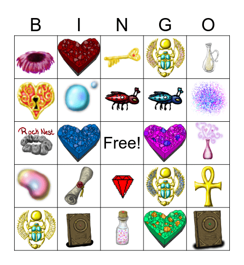 End of Summer Bingo Card