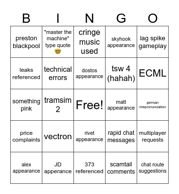 direct Bingo Card