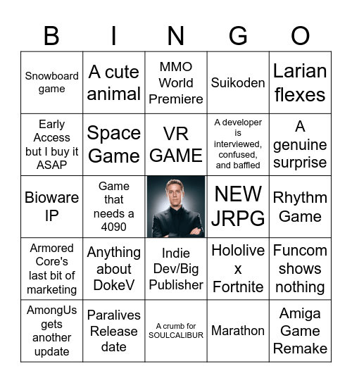 Gamescom ONL Bingo Card