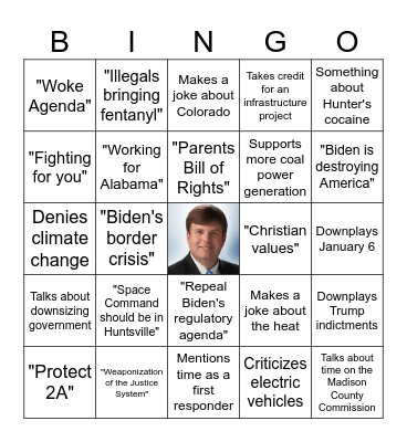 Dale Strong Bingo Card
