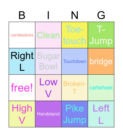 Moms Bingo Card