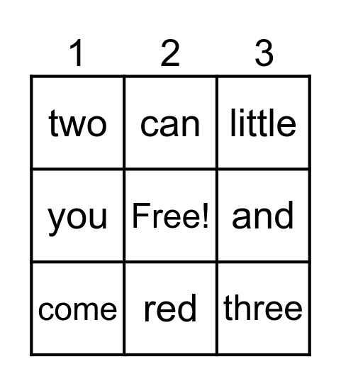 Let's read Mikaela :) Bingo Card