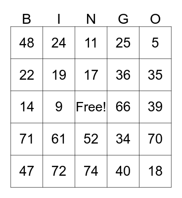 I TEACH BASIC LEVEL  Bingo Card