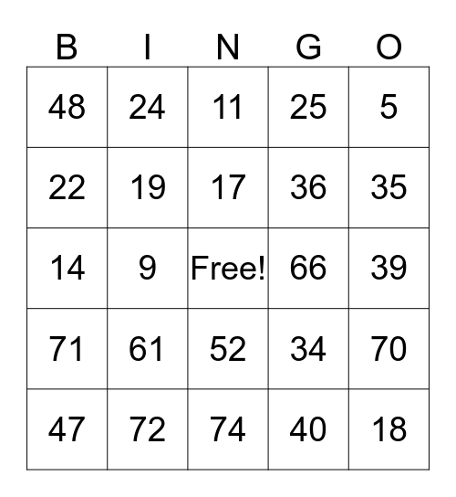 I TEACH BASIC LEVEL  Bingo Card