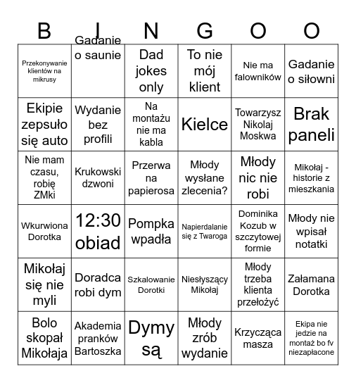 Dolny Śląsk Bingo Card