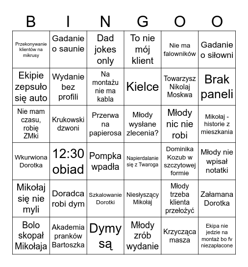 Dolny Śląsk Bingo Card