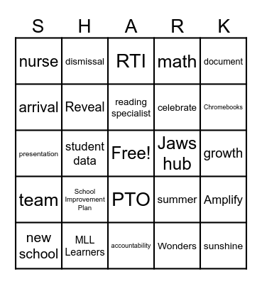 JAWS BINGO Card