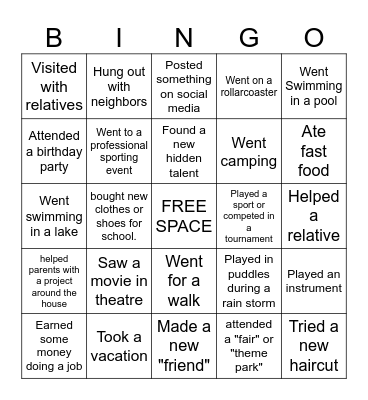 Advisory Bingo 2023 Bingo Card