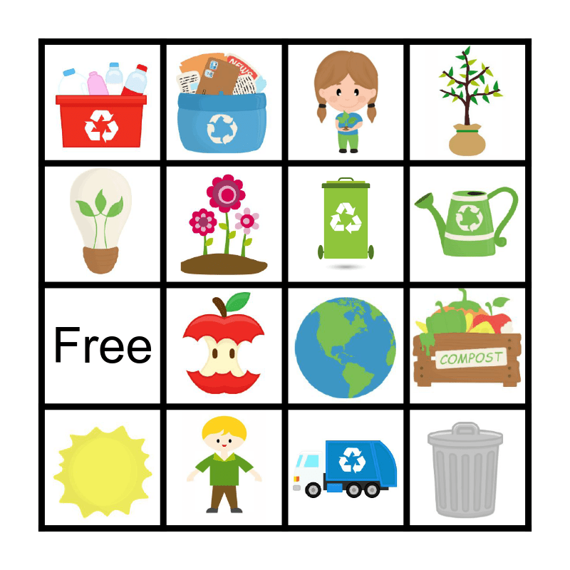 SUSTAINABILITY BINGO Card